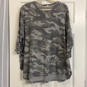 Super cute Camo lounge top